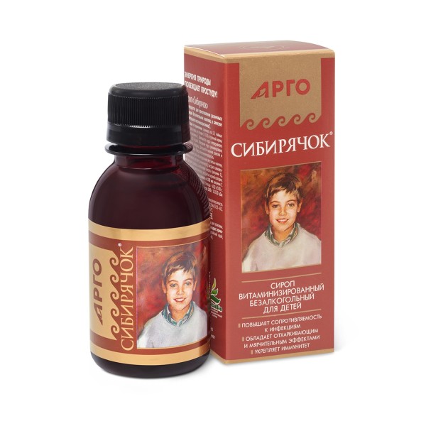 Бальзам Сибирячок для детей в период простудных заболеваний