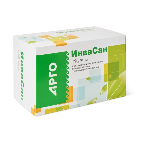 Конфеты ИнваСан с растительными экстрактами, антипаразитарное, противомикробное средство