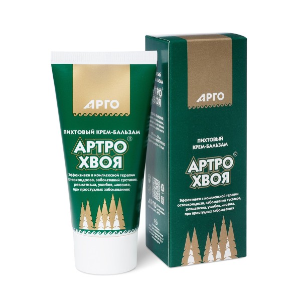 Артро-Хвоя - пихтовый крем-бальзам при заболеваниях суставов
