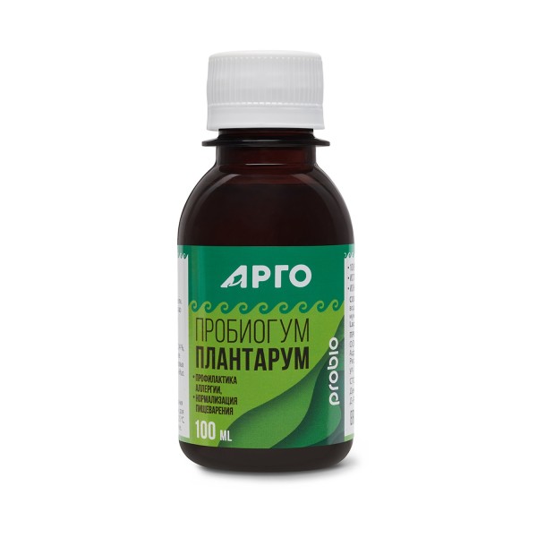 Пробиогум Плантарум жидкий при пищевых отравлениях и колитах
