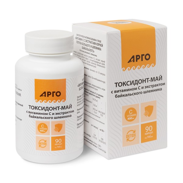 Токсидонт-май с экстрактом байкальского шлемника при ОРВИ, гриппе и нагрузках