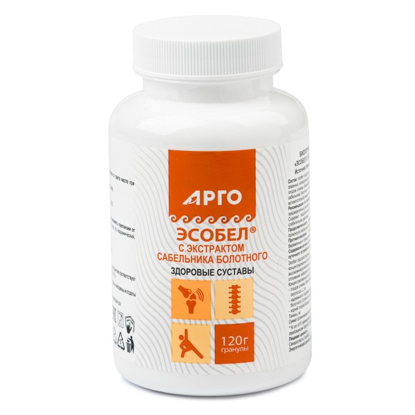 Эсобел с экстрактом сабельника болотного для опорно-двигательного аппарата