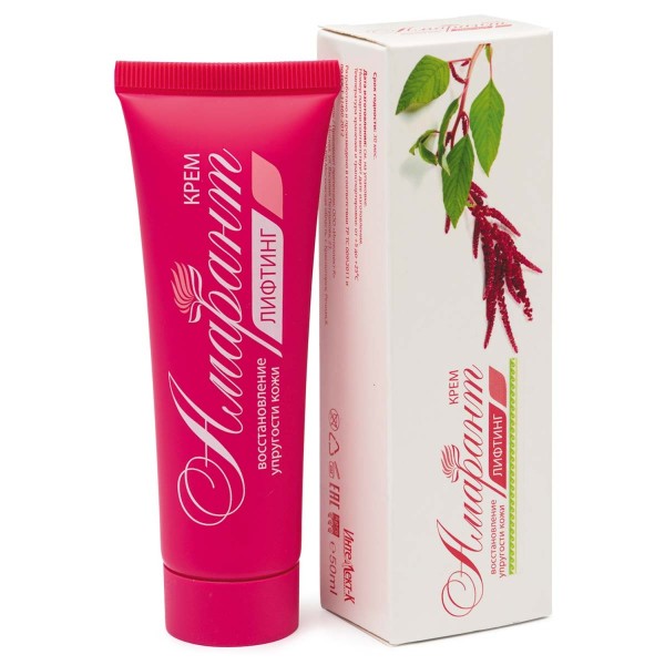 Крем-лифтинг Амарант для упругости кожи для увлажнения увядающей кожи с лифтинг-эффектом