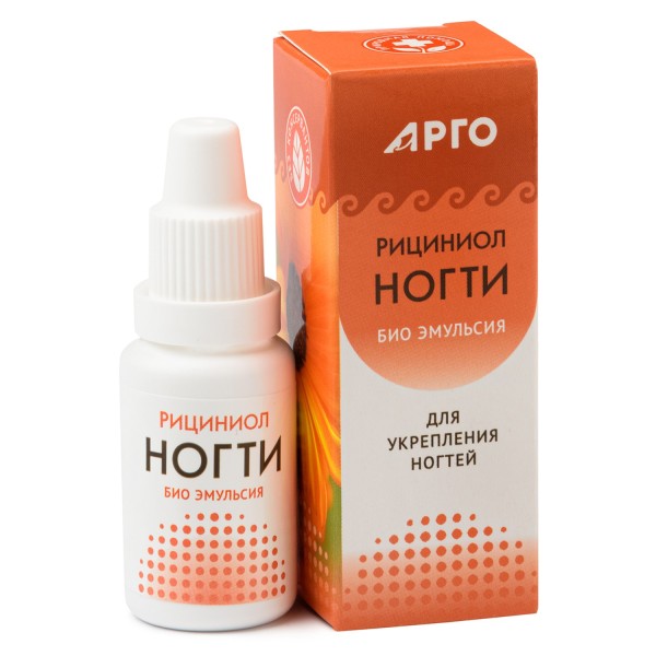 Эмульсия Рициниол Ногти для питания и укрепления ногтей