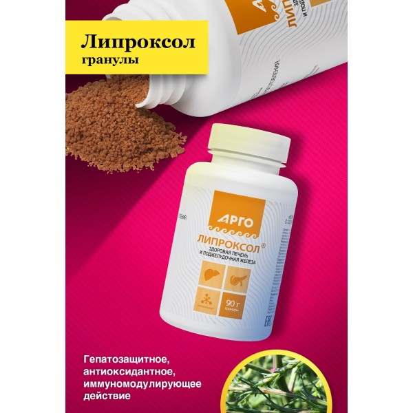 Липроксол в гранулах, 90 г для печени при описторхозе и гепатитах