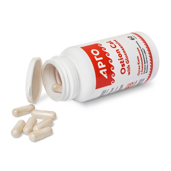 Остео Каль с глюкозамином для костной и хрящевой ткани при болях и травмах